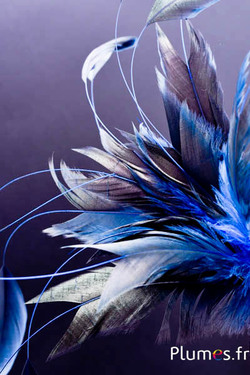 Hahnenschlappen Body Split - 23-28 cm - schwarz-blau